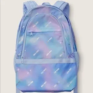 Victoria Secret’s PINK Collegiate Backpack Blue & Pink “Cotton Candy” & Black NWT Brahmin Large Elaine and Ady Wallet in Cotton Candy main image 4